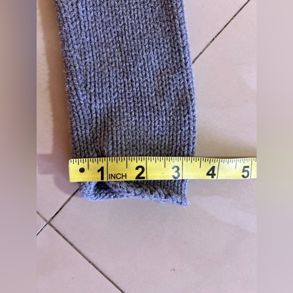 Guess Est 1981 Reg Gray knit sweater turtleneck zip up neck cute warm knit XS - Picture 10 of 16